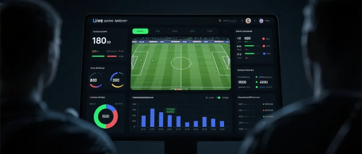 赛中数据看板示意图